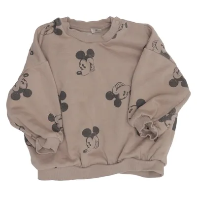 Collegetröja (Beige, Svart) från H&M x Disney Bomull, Elastan, Polyester