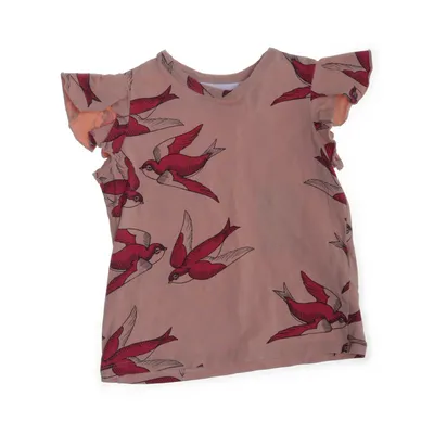 Topp (Rosa, Flerfärgad) från Mini Rodini Ekologisk bomull, Elastan