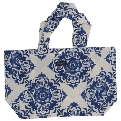 Canvas tas (Blauw, Wit) van Artdeco