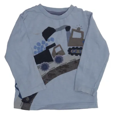 Lange mouwen shirt (Blauw, Meerkleurig) van Next Katoen