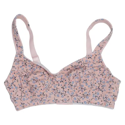 Bra (Pink, Blue) from Queentex Cotton, Elastane