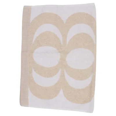 Håndklæde (Beige, Hvid) fra Marimekko Bomuld