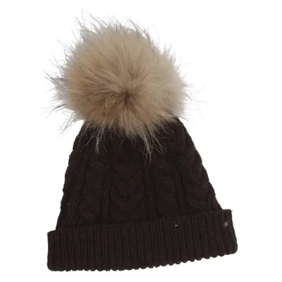Bobble hat (Brown) from Belle Acrylic, Polyester