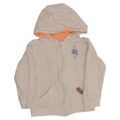 Sweat à capuche (Beige, Orange) de Little Coton