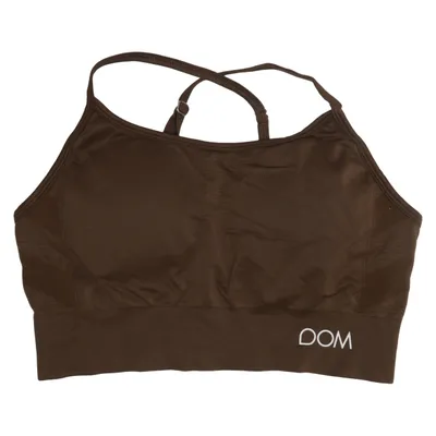 Sport-BH (Braun) von Drop of Mindfulness Elasthan, Polyamid