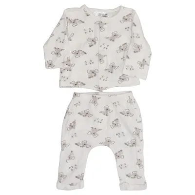 Pajamas (White, Gray) from Ergee Cotton