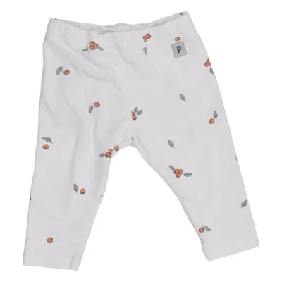 Leggings (White, Multicolored) from Polarn O. Pyret Elastane, Organic cotton