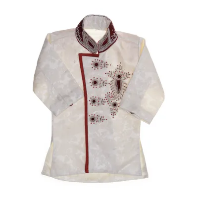 Cheongsam (Wit, Rood)