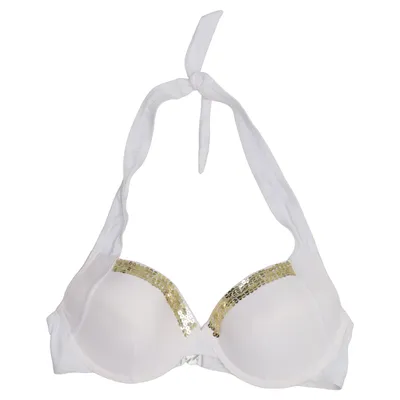 Bikini top (Wit, Goud) van Beach Elastaan, Polyamide