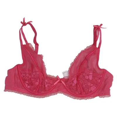 Bra (Pink) from Playful Promises Elastane, Polyamide, Polyester