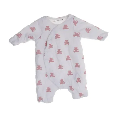 Rompers (White, Pink) from Lulu Castagnette Cotton, Polyester