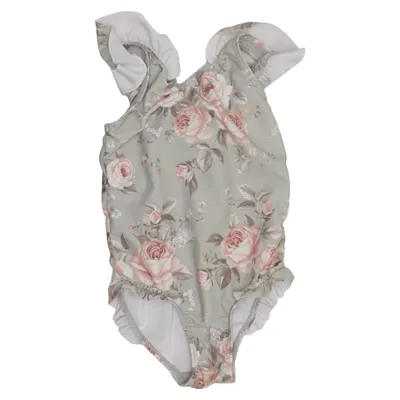 Badedragt (Grøn, Pink, Hvid) fra Newbie by KappAhl Elastan, Polyester