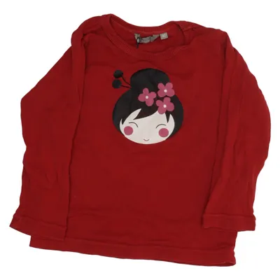 Långärmad t-shirt (Röd) från Kids by Lindex Bomull