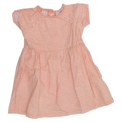 Jurk (Oranje) van Benetton Baby Katoen