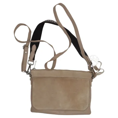 Axelremsväska (Beige, Svart) från NYPD Skinn, Nylon