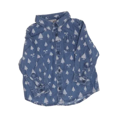 Jeansskjorte (Blå, Hvid) fra Zara BabyBoy