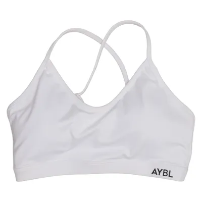 Sport-BH (Vit) från AYBL Elastan, Återvunnen polyester