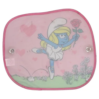 Auto-zonnescherm (Roze, Meerkleurig) van Smurfs