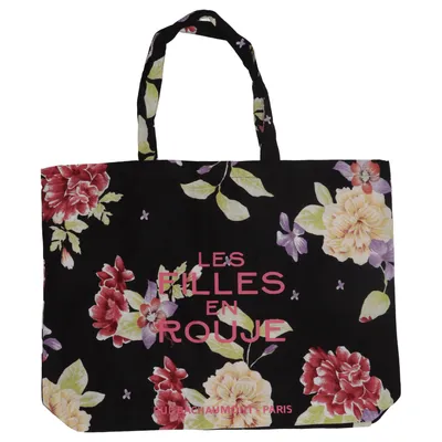 Canvas bag (Black, Multicolored) from Rouje Cotton