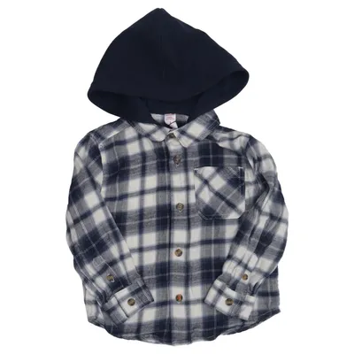 Oberhemd (Blau, Weiß) von Joe Fresh Baumwolle, Polyester