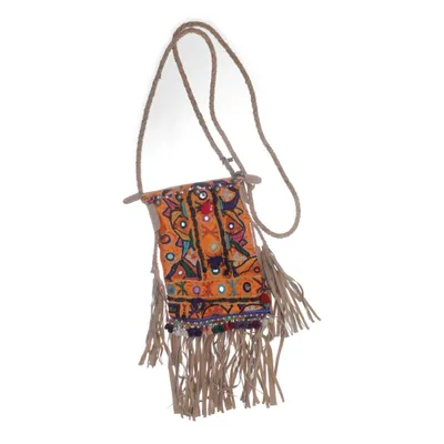 Mobilväska (Orange, Brun, Flerfärgad) från Chamois