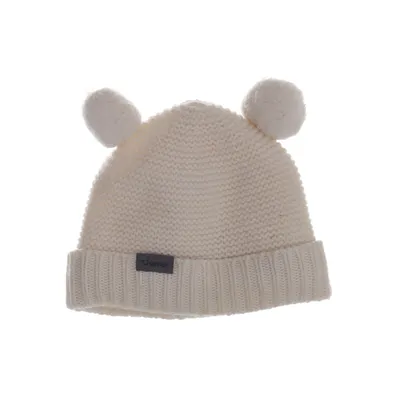 Bobble hat (White) from Fellhof Merino wool, Polyester