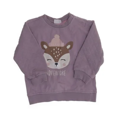 Sweatshirt (Lila) van Design by kappAhl Katoen, Polyester