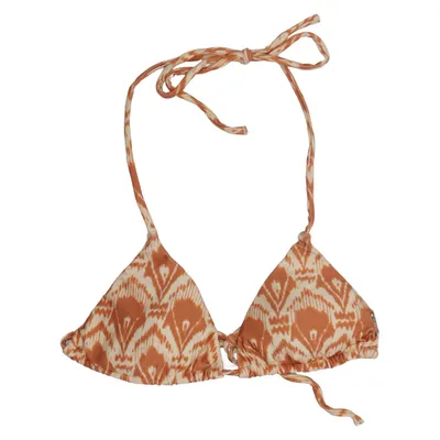 Bikini top (Brown, White) from Loavies Elastane, Polyamide, Polyester