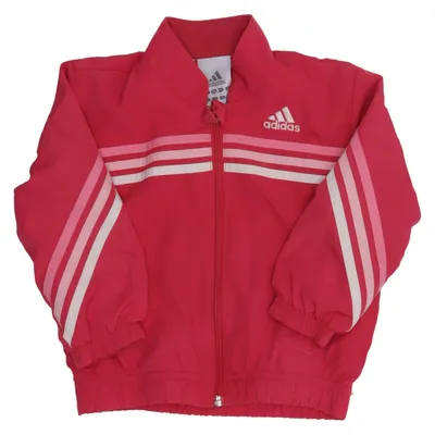 Veste de sport (Rose, Blanc) de Adidas Coton, Polyester