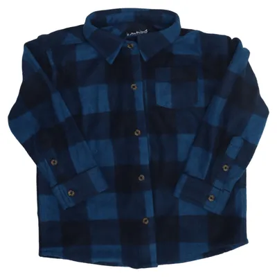 Chemise en flanelle (Bleu, Noir) de Jumping Beans Polyester