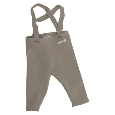 Dungarees (Beige) from Donsje Elastane, Organic cotton