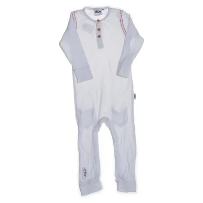 Sparkdräkt (Vit) från Ebbe Bomull, Elastan