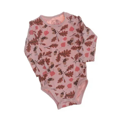 Body (Rosa, Brun, Flerfärgad) från Lindex Baby Bomull, Elastan