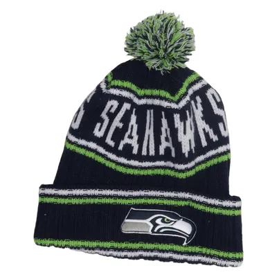 Pompon muts (Blauw, Groen, Wit) van NFL Team Apparel Acryl