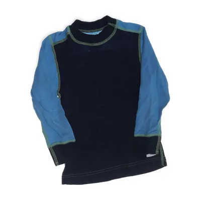 Haut thermique (Bleu, Vert) de Janus Laine de mouton
