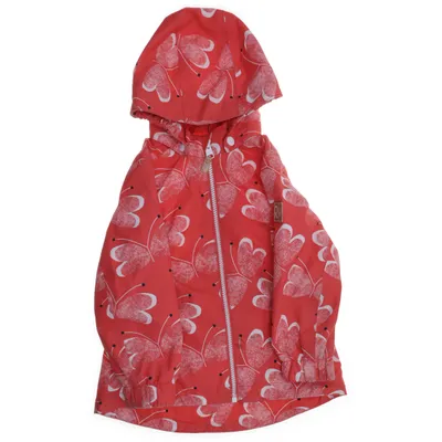 Jacket (Pink, White) from Reima Polyester, Polyurethane