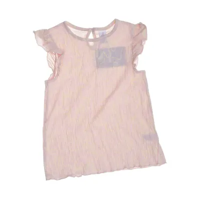 Klänning (Rosa, Gul) från Topomini Elastan, Ekologisk bomull, Polyester