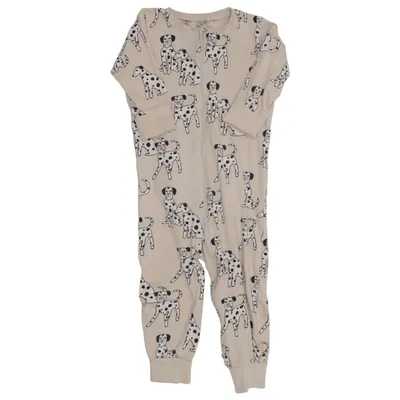 Sparkedragt (Beige, Sort) fra Lindex Baby Bomuld