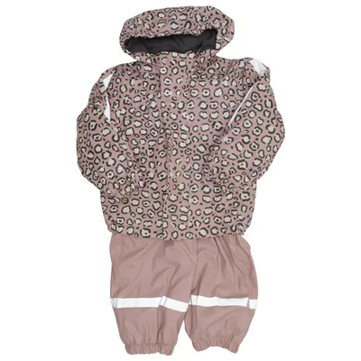 Regnställ (Rosa) från Rusk Polyester