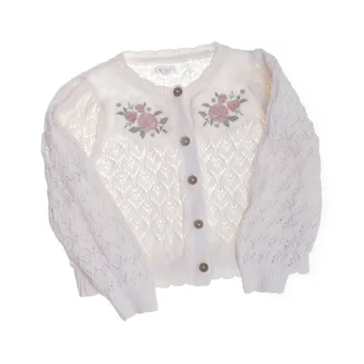 Kofta (Vit) från Newbie by KappAhl Bomull