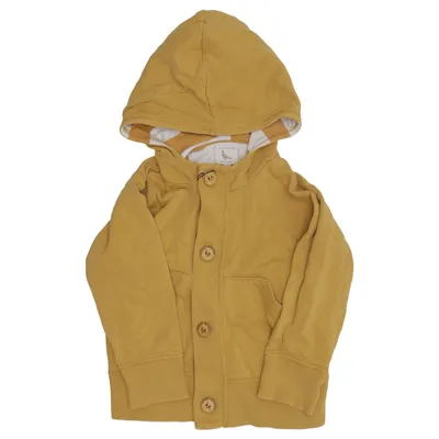 Sweat à capuche (Jaune, Blanc) de Pigeon Coton biologique