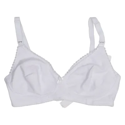 Soutien-gorge d'allaitement (Blanc) de Naturana Coton