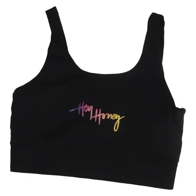 Brassière (Noir) de Hey Honey Élasthane, Polyamide
