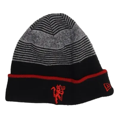 Beanie (Black, Gray, Red) from Manchester United Acrylic, Polyester, Wool