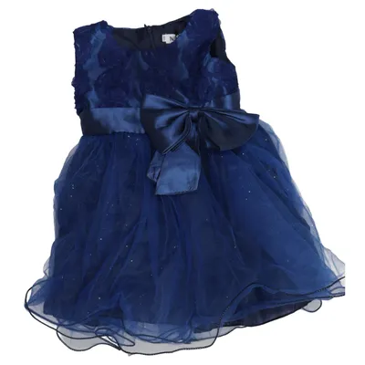 Bloemenmeisjes jurk (Blauw) van NNJXD
