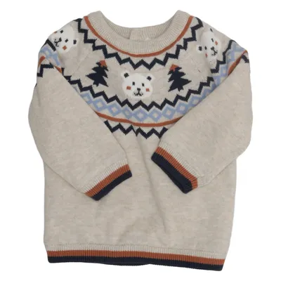 Weihnachtspullover (Beige, Mehrfarbig) von Orchestra Polyester