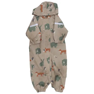Outdoor overalls (Beige, Flerfarvet) fra Lindex Baby Polyester