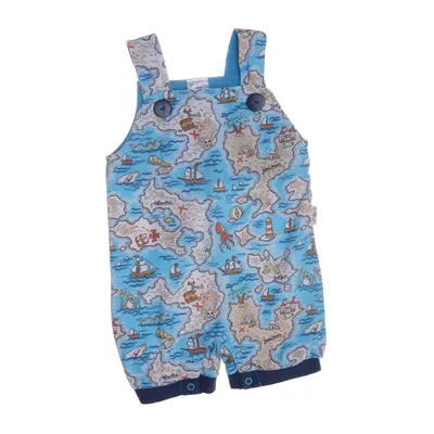 Overalls shorts (Blå, Flerfarvet) fra Babauba Bomuld, Elastan