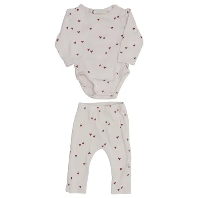 Set (Beige, Röd) från Zara Bomull, Elastan