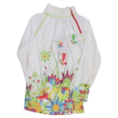 Zwemshirt (Wit, Meerkleurig) van Swimpy Elastaan, Polyester